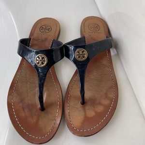 Tory Burch Navy Sandals